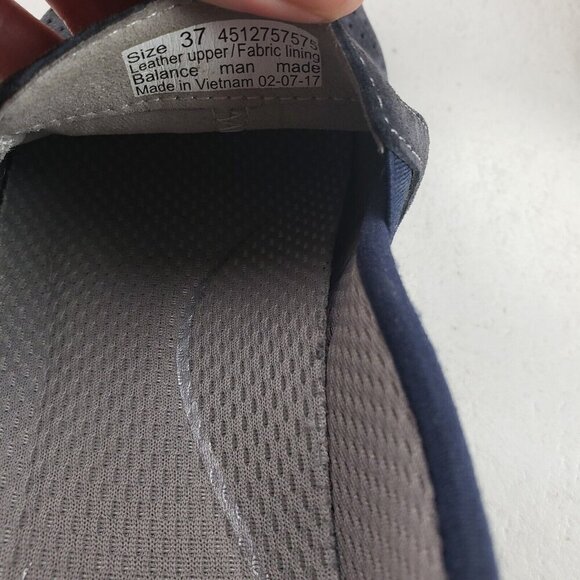 Dansko Halle Suede Slip On Shoe Womens 6.5 7 37 Blue Perforated Comfort Flat - Picture 9 of 11